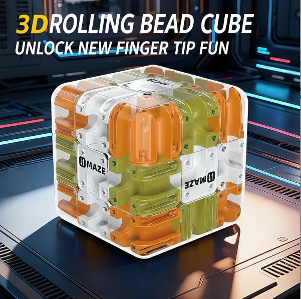 3D Ball Maze Cube